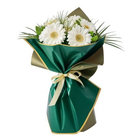 Beyaz Gerbera Buketi