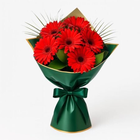 Kırmızı Gerbera Buketi